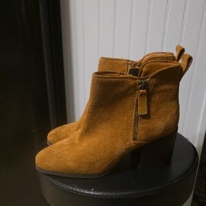 Tan Suede Ankle Boots